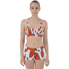 Fruit Vegetable Carrots Women s Sports Set by Mariart