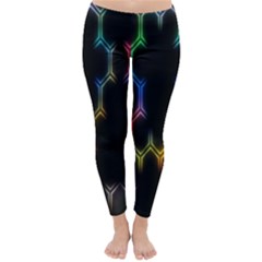 Grid Light Colorful Bright Ultra Classic Winter Leggings