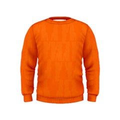 Line Orange Kids  Sweatshirt by Mariart