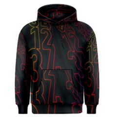 Neon Number Men s Pullover Hoodie by Mariart