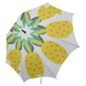 Pineapple Fruite Yellow Triangle Pink Hook Handle Umbrellas (Small) View2