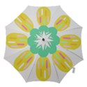 Pineapple Fruite Yellow Triangle Pink White Hook Handle Umbrellas (Medium) View1