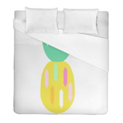 Pineapple Fruite Yellow Triangle Pink White Duvet Cover (full/ Double Size)