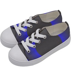 Pure Energy Black Blue Hole Space Galaxy Kids  Low Top Canvas Sneakers by Mariart