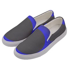 Pure Energy Black Blue Hole Space Galaxy Men s Canvas Slip Ons