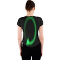 Rotating Ring Loading Circle Various Colors Loop Motion Green Crew Neck Crop Top View2