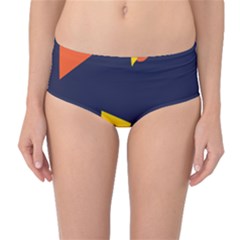 Slider Explore Further Mid-waist Bikini Bottoms by Mariart