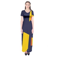 Slider Explore Further Short Sleeve Maxi Dress by Mariart