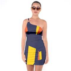 Slider Explore Further One Soulder Bodycon Dress by Mariart