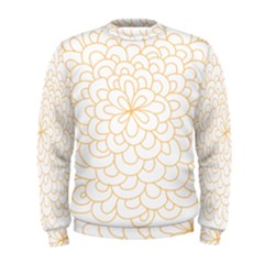 Rosette Flower Floral Men s Sweatshirt by Mariart