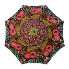 Seamless Texture Abstract Flowers Endless Background Ethnic Sea Art Golf Umbrellas