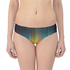 Sound Colors Rainbow Line Vertical Space Hipster Bikini Bottoms