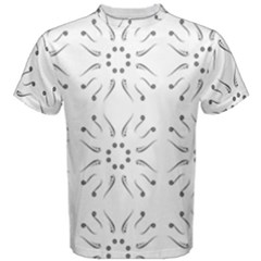 Squid Flower Floral Polka Dots Sunflower Men s Cotton Tee