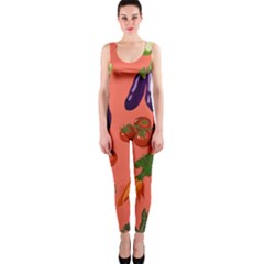 Vegetable Carrot Tomato Pumpkin Eggplant Onepiece Catsuit