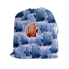 Swim Fish Drawstring Pouches (xxl) by Mariart