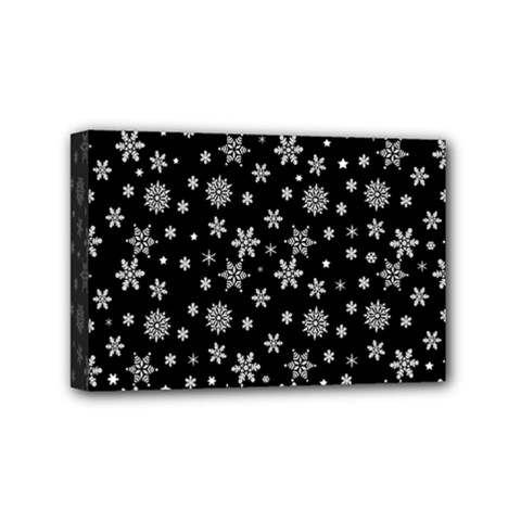 Xmas Pattern Mini Canvas 6  X 4 