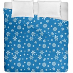 Xmas Pattern Duvet Cover Double Side (king Size) by Valentinaart