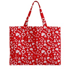 Xmas pattern Zipper Mini Tote Bag