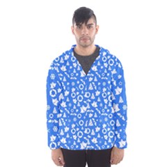 Xmas Pattern Hooded Wind Breaker (men) by Valentinaart