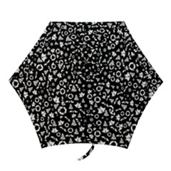 Xmas Pattern Mini Folding Umbrellas by Valentinaart