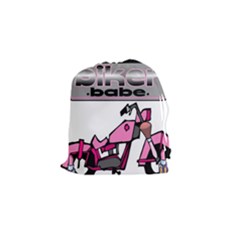 Biker Babe Drawstring Pouches (small) 