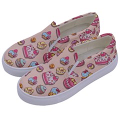 Sweet Pattern Kids  Canvas Slip Ons