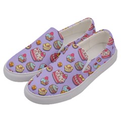 Sweet Pattern Men s Canvas Slip Ons