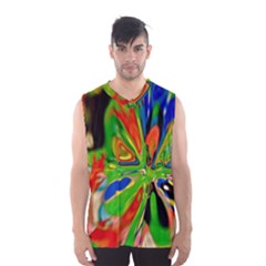 Acrobat Wormhole Transmitter Monument Socialist Reality Rainbow Men s Basketball Tank Top