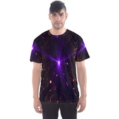 Animation Plasma Ball Going Hot Explode Bigbang Supernova Stars Shining Light Space Universe Zooming Men s Sports Mesh Tee