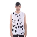 Black Leaf Men s Basketball Tank Top View1