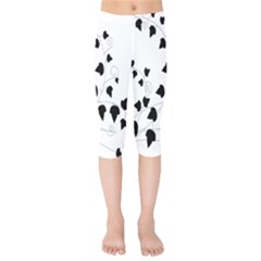 Black Leaf Kids  Capri Leggings 