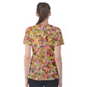 Multicolored Mixcolor Geometric Pattern Women s Cotton Tee View2