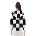 Grid Domino Bank And Black Hooded Wind Breaker (Women) View2