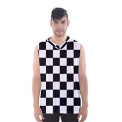 Grid Domino Bank And Black Men s Basketball Tank Top