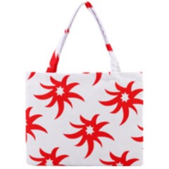 Star Figure Form Pattern Structure Mini Tote Bag by Nexatart