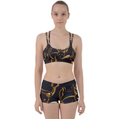 Gold Dog Cat Animal Jewel Dor¨| Women s Sports Set