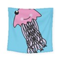 Jellyfish Cute Illustration Cartoon Square Tapestry (Small) View1