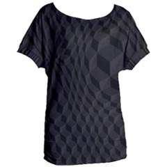 Pattern Dark Black Texture Background Women s Oversized Tee by Nexatart