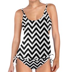 Wave Background Fashion Tankini Set by Nexatart