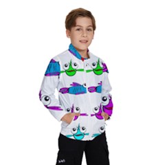 Fish Swim Cartoon Funny Cute Wind Breaker (kids)