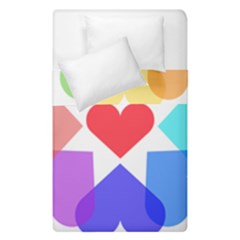 Heart Love Romance Romantic Duvet Cover Double Side (single Size) by Nexatart