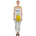 Art Daisy Flower Art Flower Deco Fitted Maxi Dress View1