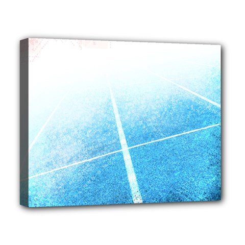 Court Sport Blue Red White Deluxe Canvas 20  X 16   by Nexatart