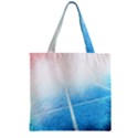 Court Sport Blue Red White Zipper Grocery Tote Bag View1