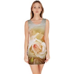 Roses Vintage Playful Romantic Bodycon Dress