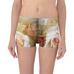 Roses Vintage Playful Romantic Boyleg Bikini Bottoms by Nexatart