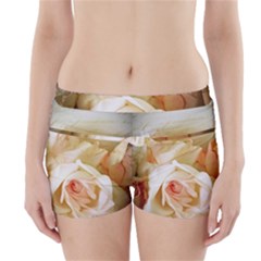 Roses Vintage Playful Romantic Boyleg Bikini Wrap Bottoms by Nexatart