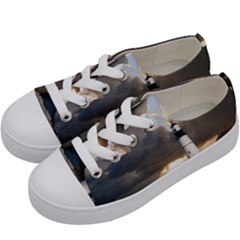 Lighthouse Beacon Light House Kids  Low Top Canvas Sneakers