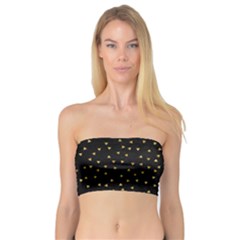 Grunge Pattern Black Triangles Bandeau Top by Nexatart