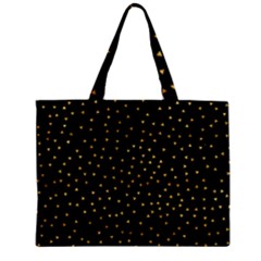 Grunge Pattern Black Triangles Zipper Mini Tote Bag by Nexatart